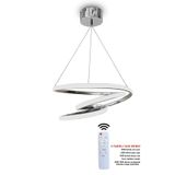 RSCOLLECTIONS 3 Renk Kumandalı Dimmerli Krom Led Avize Galaksi