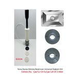 RSCONVERTER GÖMME REZERVUAR KUMANDA PANELLERİ Tema-Siamp Gömme Rezervuarı Universal Değişim Kiti Contası Dış Çap 5,1 Cm İç Çap 1,8 Cm 1 Adet