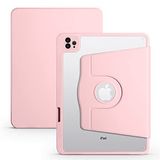 RSR Aksesuar Apple iPad Air 11 2025 M3 Kılıf - Zore Termik Kalem Bölmeli, Dönebilen Standlı, Kamera Koruma Özellikli, Dayanıklı Tablet Kılıfı (Pembe)