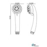 RST® Mannesmann Duş Başlığı - E-Serisi - Blister Ambalajlı