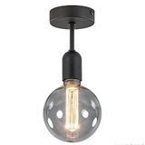 Rsylight 10 cm Retro Metal Siyah Tavan Plofyoner Avize