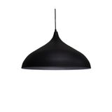 Rsylight 43 cm Retro Metal Sarkıt Rustik Tekli Sarkıt Siyah İçi Siyah Avize