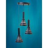 Rsylight Daria Retro Metal Dekoratif 3 Lü Modern Rustik Sarkıt Avize Çap:30 Cm