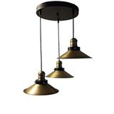 Rsylight Dylight Retro Eskitme Kaplama 3 Lü Dekoratif Rustik Sarkıt Avize Çap 30 Cm Siyah