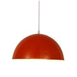 Rsylight Dylight Retro Metal Dekoratif Kırmızı Tekli Sarkıt Avize Çap:30 Cm