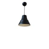 Rsylight Dylight Retro Metal Dekoratif Siyah İçi Beyaz Cafe Mutfak Tekli Sarkıt Aydınlatma Çap:23 Cm