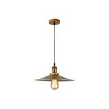 Rsylight Dylight Retro Metal Eskitme Kaplama Tekli Metal Sarkıt Avize Çap:30 Cm