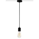 Rsylight Dylight Retro Modern Tekli Siyah Metal Sarkıt Avize