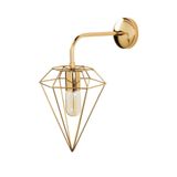 Rsylight Gold Rustik Retro Dekoratif Prizma Duvar Aplik