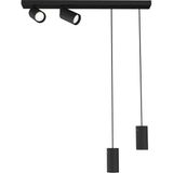 Rsylight Masa Üstü 4 Lü LED Avize Siyah LED Spot Bar ve Tezgah Üstü LED Avize Panasonıc Günışığı Ampullü - 0