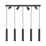 Rsylight Masa Üstü 9 Lu LED Avize Siyah LED Spot Bar ve Tezgah Üstü LED Avize Panasonıc Günışığı Ampullü - 0