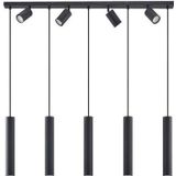 Rsylight Masa Üstü 9 Lu Led Avize Siyah Led Spot Bar Ve Tezgah Üstü Led Avize Panasonıc Günışığı Ampullü