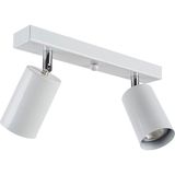 Rsylight Metal Dekoratif Mafsallı Modern Beyaz 2'li Spot Avize