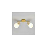 Rsylight Metal Eskitme Kaplama Opal Camlı Tavan Plofyoner 2 Li 180 Derece Hareketli Avize
