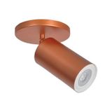 Rsylight Metal Mafsallı Mat Bakır Spot Armatür Aplik Günışı Led Ampullü Bakır