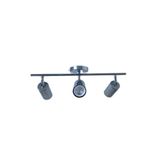 Rsylight Metal Modern 3 Lü Krom Kaplama Led Spot Avize Beyaz Ampullü, 8021211sy