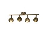 Rsylight Metal Modern 4 LÜ Eskitme Kaplama Led Spot Hareketli Avize Günışığı Ampullü