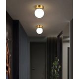 Rsylight Metal Modern Eskitme Kaplama Opal Camlı Tavan Plofyoner Tekli Avize