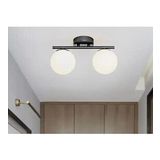 Rsylight Metal Modern Opal Camlı Tavan Plofyoner 2 Li Tavan Avize