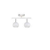Rsylight Metal Modern Spor 2 Li Beyaz Mafsallı Led Spot Avize Günışığı Ampullü ry802198sy