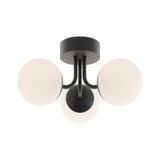 Rsylight Metal Modern Tavan Plofyoner 3 Lü Opal Camlı Avize