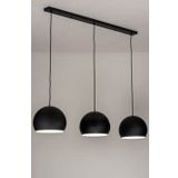 Rsylight Metal Retro Masa Üstü Siyah 3 Lü Dekoratif Sarkıt Avize