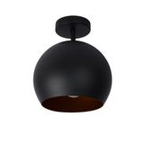 Rsylight Metal Retro Siyah Tavan Plofyoner 180 Derece Hareketli Modern Spor Avize Çap:20 Cm