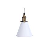 Rsylight Retro Beyaz Tekli Sarkıt Avize Rustik Avize 18 cm