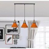 Rsylight Retro Dekoratif 3 Lü Bakır Rustik Metal Sarkıt Avize 60 Cm Altın