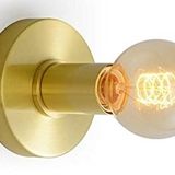 Rsylight Retro Dekoratif Gold Metal Duvar Aplik Tavan Armatür Gold rys002530