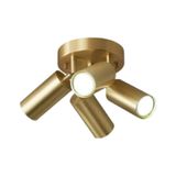 Rsylight Retro Eskitme Kaplama 180 Derece Hareketli Modern Spor 4 Lü Led Spot Avize Beyaz Ampullü Eskitme