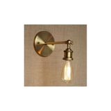 Rsylight Retro Eskitme Mafsallı Sade Aplik Rustik Duvar Aplik