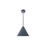 Rsylight Retro Gri Metal Dekoratif Tekli Kafe Mutfak Aydınlatma Avize ÇAP:23CM - Siyah