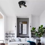 Rsylight Retro Hareketli Modern Beyaz Led Ampullü Led Spot Avize