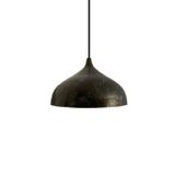 Rsylight Retro Kahve Mermer Desenli Dekoratif Tekli Rustik Metal Sarkıt Avize 43 Cm