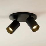 Rsylight Retro Metal 2'li Hareketli Beyaz Led Ampullü Spot Led Avize