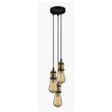 Rsylight Retro Metal 3Lü Eskitme Dekoratif Sarkıt Avize En 15 Yükseklik 15 Cm
