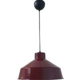 Rsylight Retro Metal Bordo Dekoratif Ruktik Tekli Sarkıt Kafe Mutfak Aydınlatma Çap:30 Cm