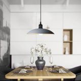 Rsylight Retro Metal Dekoratif Gri Rustik Tekli Sarkıt Avize Çap 35 cm