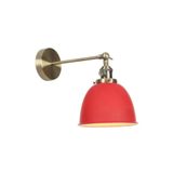 Rsylight Retro Metal Dekoratif Mafsallı Kırmızı Duvar Aplik Kırmızı Rys006031