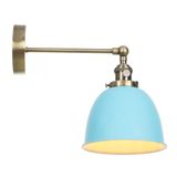 Rsylight Retro Metal Dekoratif Mafsallı Mavi Duvar Aplik mavi rys002022