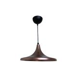 Rsylight Retro Metal Dekoratif Rustik Bakır Tekli Sarkıt Avize Çap 27 cm - Bronz