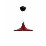 Rsylight Retro Metal Dekoratif Rustik Kırmızı Tekli Sarkıt Avize Çap 27 Cm