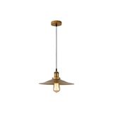 Rsylight Retro Metal Eskitme Kaplama Tekli Metal Sarkıt Avize Çap:23 cm - Siyah