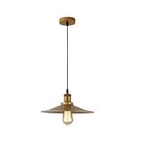 Rsylight Retro Metal Eskitme Kaplama Tekli Metal Sarkıt Avize Çap:23 Cm