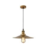 Rsylight Retro Metal Eskitme Kaplama Tekli Metal Sarkıt Avize Çap:30 Cm