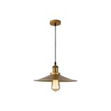 Rsylight Retro Metal Eskitme Kaplama Tekli Metal Sarkıt Avize Çap:40 cm - Siyah