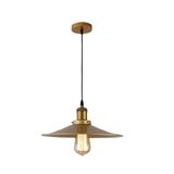 Rsylight Retro Metal Eskitme Kaplama Tekli Metal Sarkıt Avize Çap:40 Cm