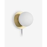 Rsylight Retro Metal Glop Camlı Eskitme Kaplama Kablolu Fişli Dekoratif Duvar Aplik Siyah