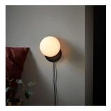 Rsylight Retro Metal Glop Camlı Kablolu Fişli Dekoratif Duvar Aplik